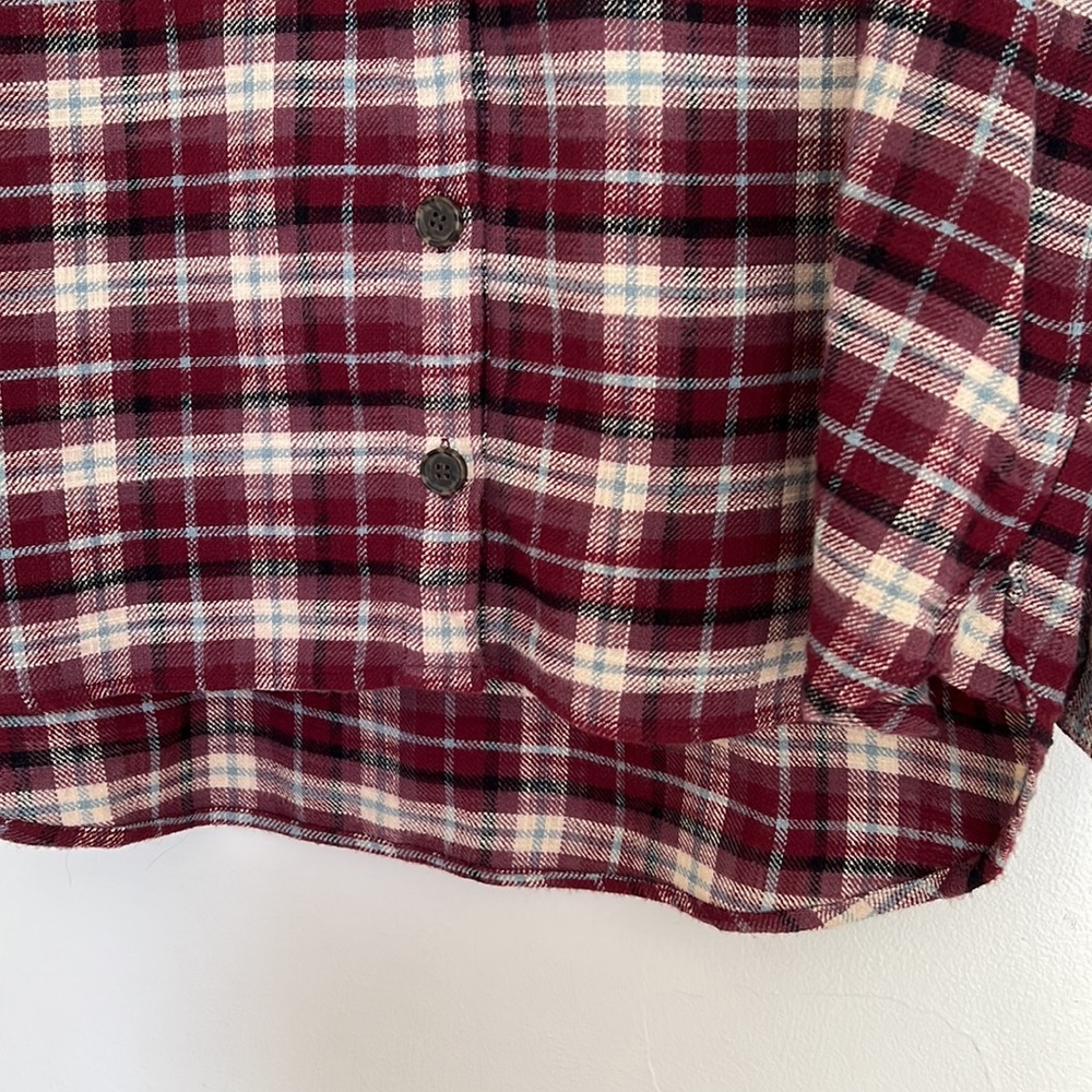 Madewell Flannel Oversized Ex-Boyfriend Shirt in Carl Plaid. - Picture 5 of 12